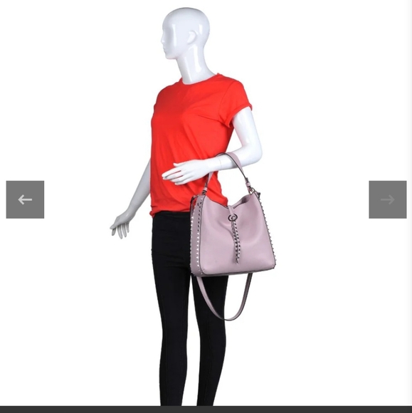 Urban Expressions "Olivia" lilac hobo bag, NWT - Picture 3 of 5